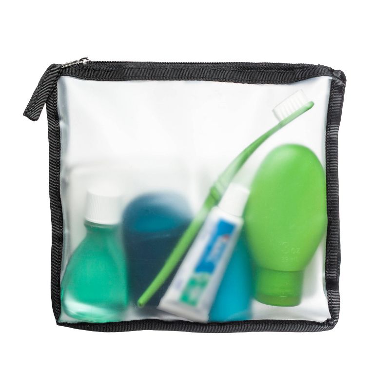 (re)zip Travel Leak Proof Quart Black Reusable Storage Bag