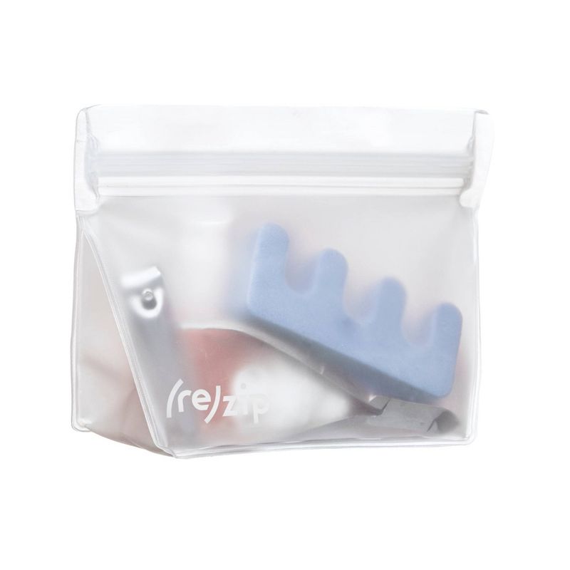 (re)zip Leak-Proof Clear Reusable Stand Up Storage Starter Kit - 5ct